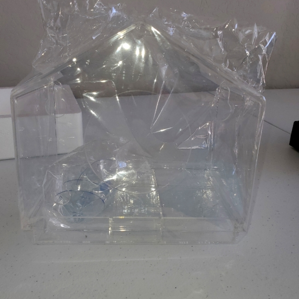 Clear Bird Feeder/House